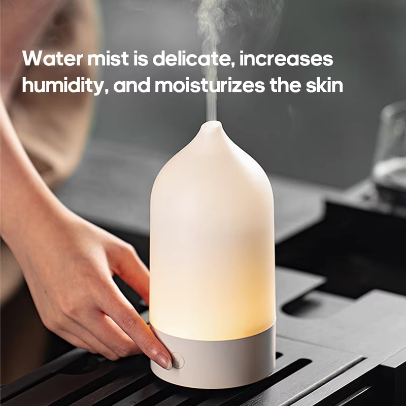 KINSCOTER New Aroma Diffuser 120ml Portable Silent Air Humidifier Colorful Night Light Essential Oil Diffuser for Room Home