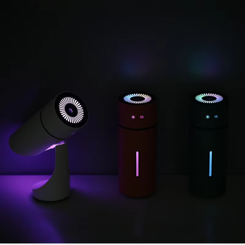 260ML Wireless Air Humidifier USB Aromatherapy Diffuser 1000mAh Rechargeable Battery Ultrasonic Cool Mist Maker Quiet Fogger