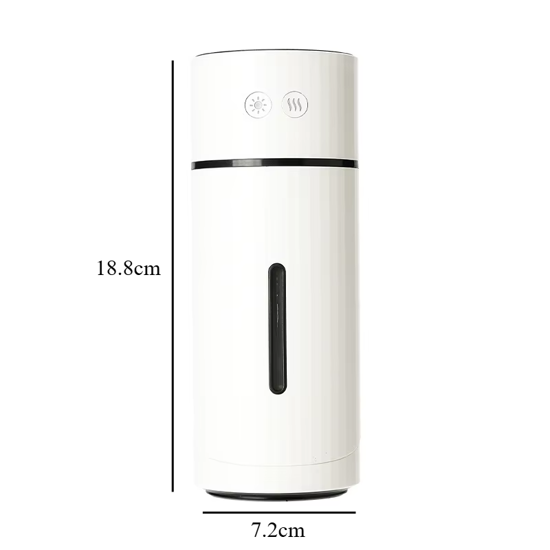 260ML Wireless Air Humidifier USB Aromatherapy Diffuser 1000mAh Rechargeable Battery Ultrasonic Cool Mist Maker Quiet Fogger